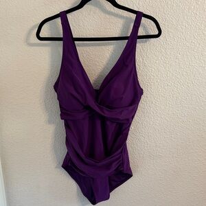 NWOT Purple One-Piece Swimsuit